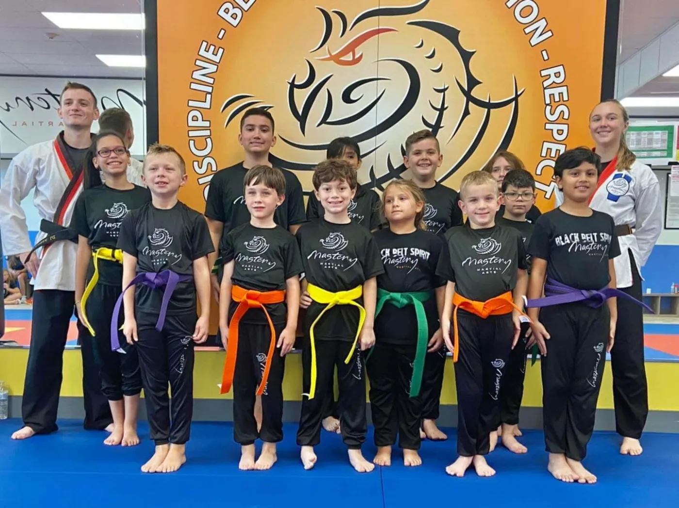 Tiny Tigers Karate class photo